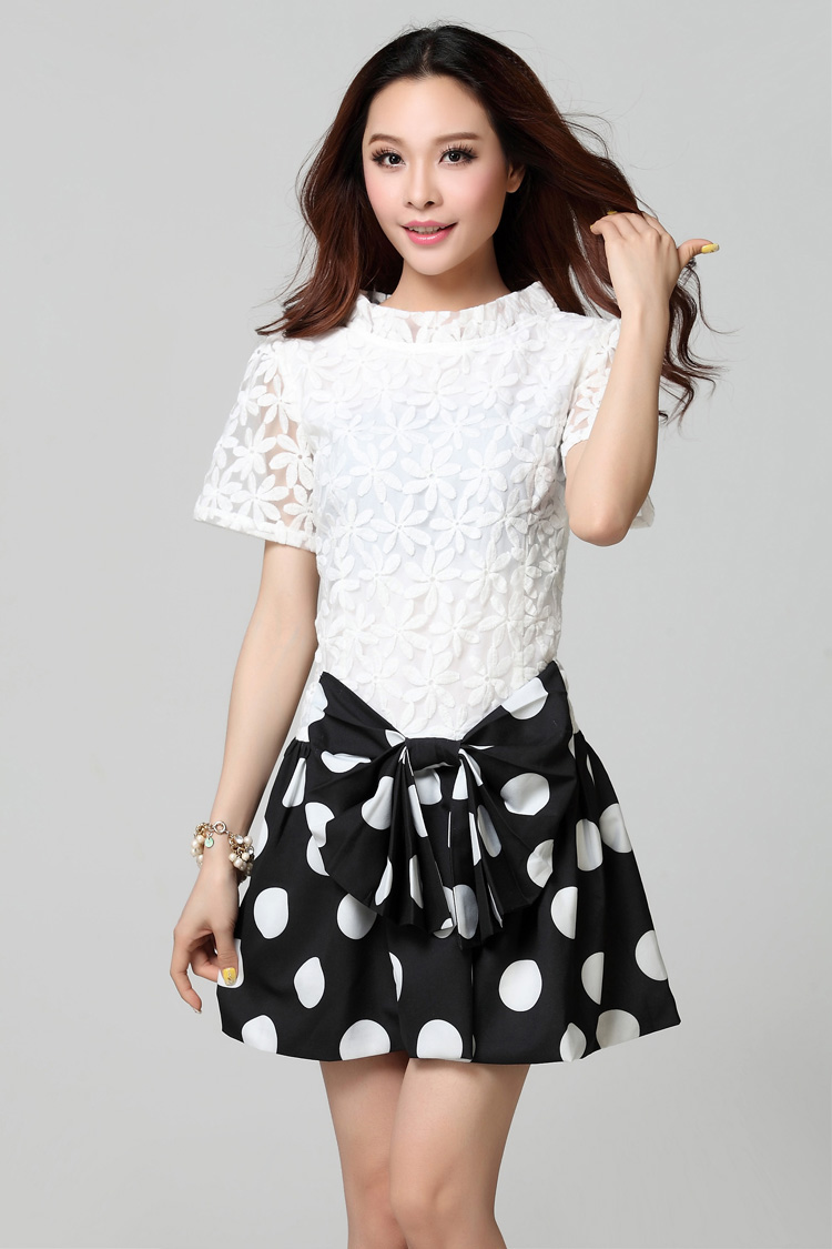 มินิเดรสน่ารัก มี 2 สี ส่งฟรี ems