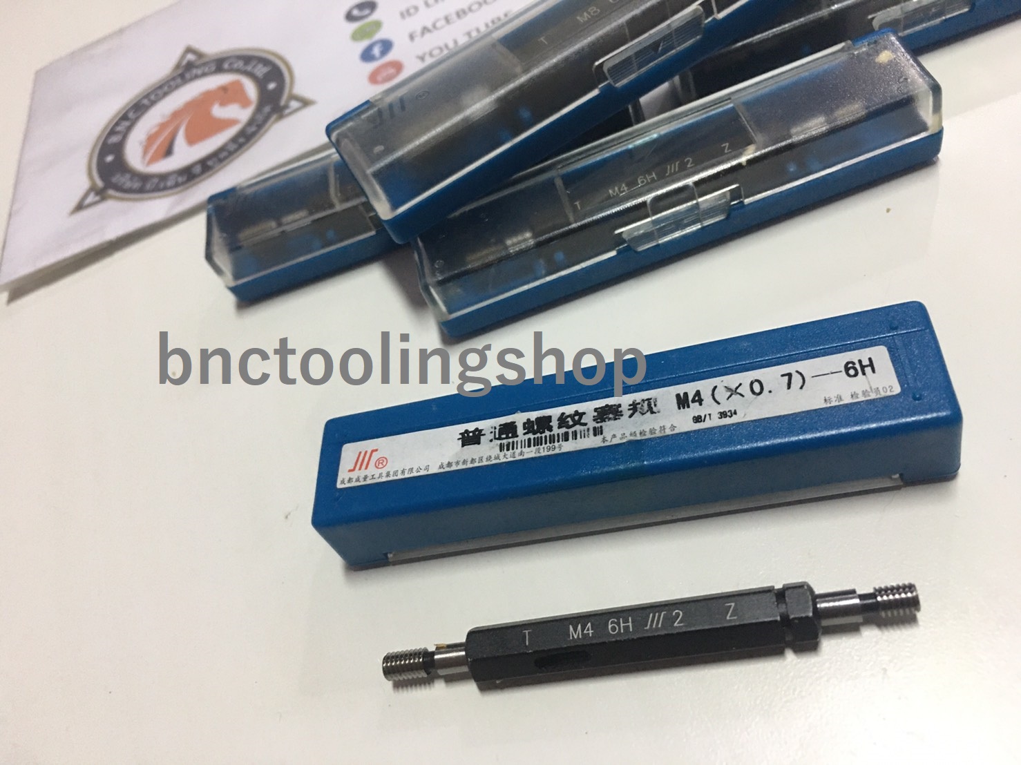 เทรดปลั๊กเกจเหล็กแข็ง SK, JIJ ขนาด M4,M6,M8 (6H) Thread Plug Gauge Steel Standard Type M4,M6,M8 (6H) ISO-METRIC