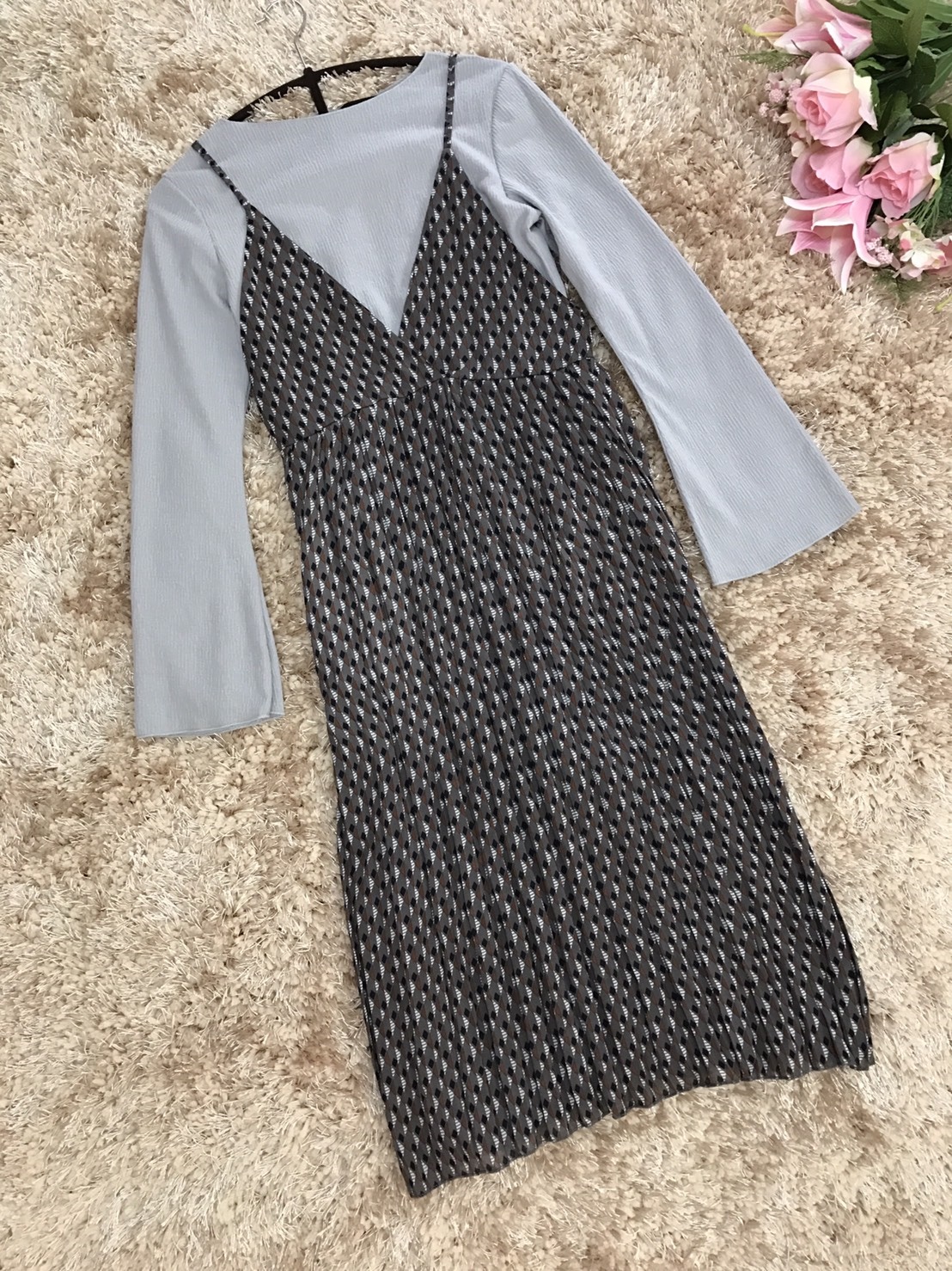 ชุดเซ็ทเสื้อและเดรสน่ารักมากๆๆค่ะ ส่งฟรี ems