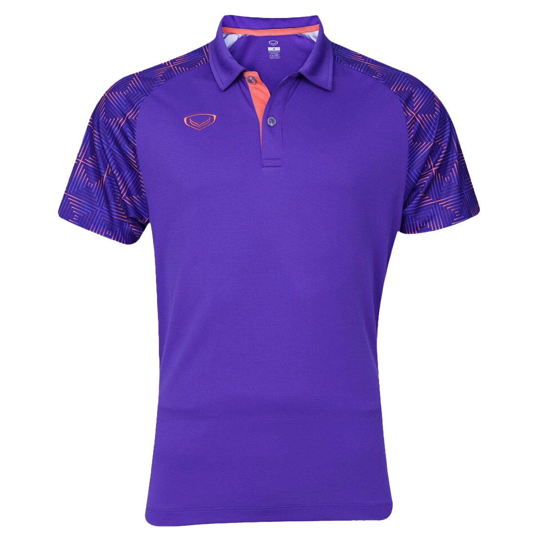 สีใหม่!! Grand Sport เสื้อโปโล เสื้อคอปก แกรนด์สปอร์ต รหัส 072-083 (072083) - สีดำ/กรม/โคบอลต์บลู/ม่วง