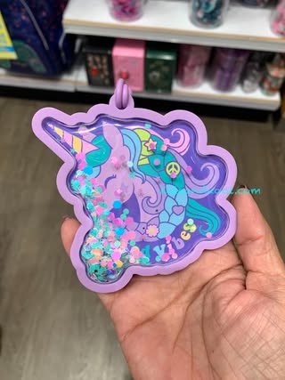 ป้ายห้อยกระเป๋า Smiggle bag tag- ยูนิคอร์น ม่วง