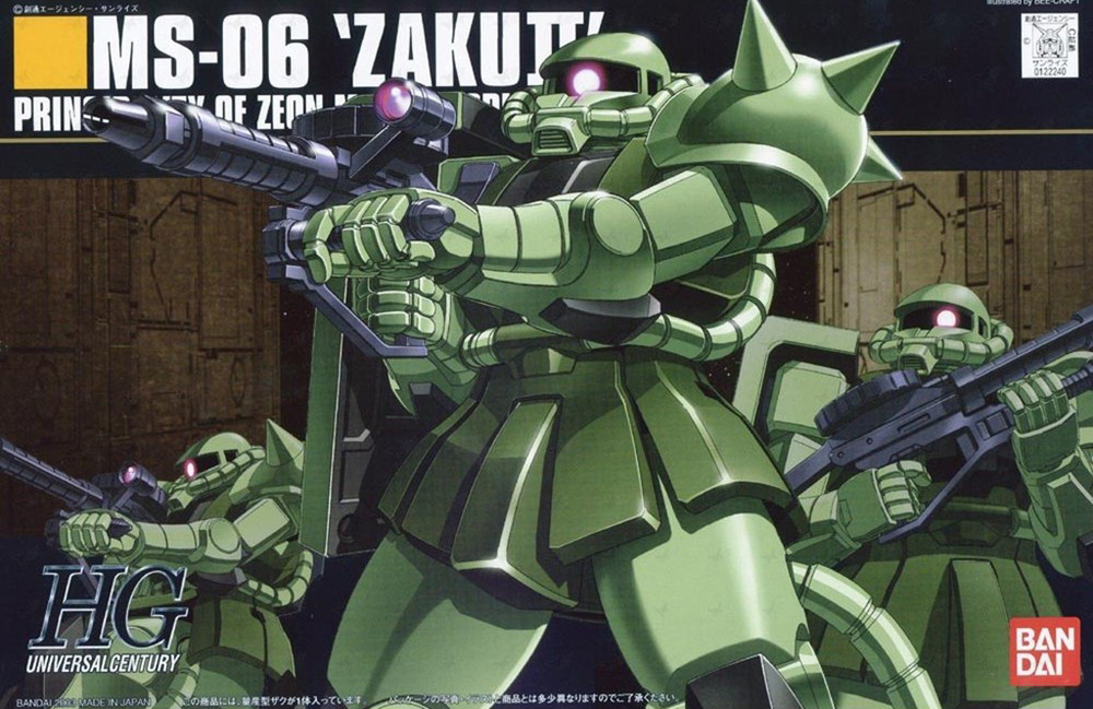Bandai 1/144 HGUC Zaku II Mass Production Type 4573102573926 C4