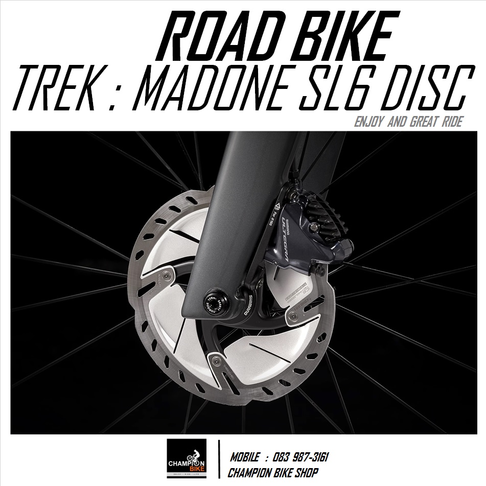 จักรยานเสือหมอบ TREK MADONE SL 6 DISC AERO ROAD BIKE - 2021 สีเทา-ดำ