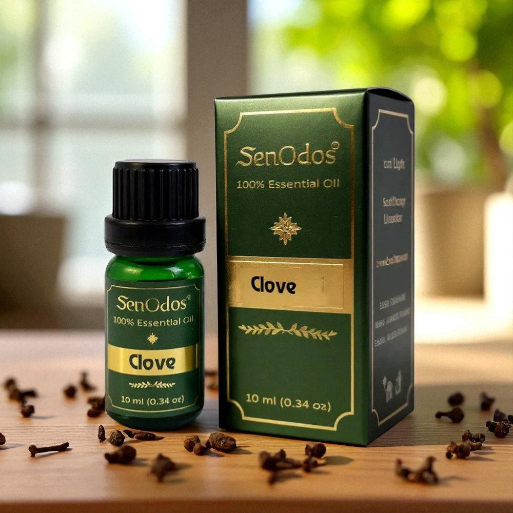 SenOdos น้ำมันหอมระเหยแท้ กลิ่นโคลฟว (กานพลู) Clove Essential Oil 10ml