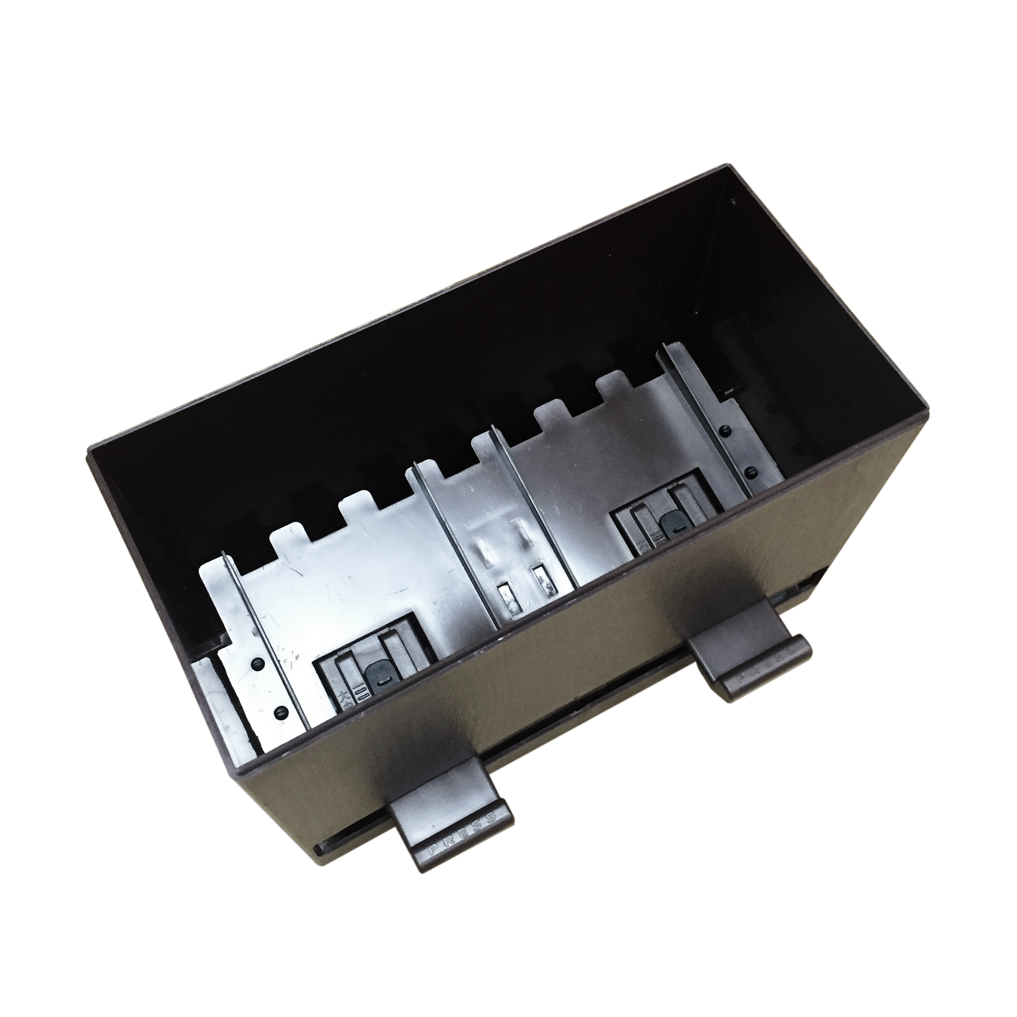 JRL กล่องใส่หลอด (สีน้ำตาล)