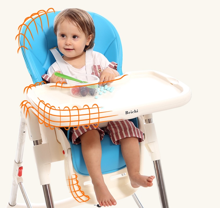 C10154 เก้าอี้นั่งกินข้าว Tower chair ปรับเอนเปลนอนได้ (Beichi)