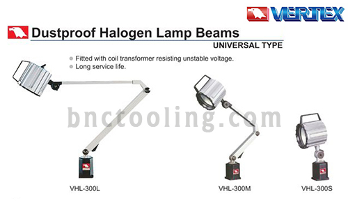VERTEX,Dustproof Halogen Lamp Beams,VHL-300L,VHL-300M,VHL-300S