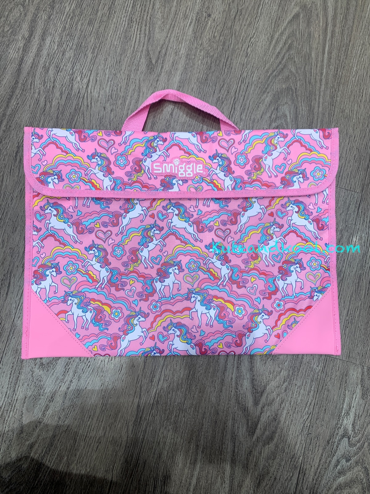 กระเป๋าเอกสาร หูหิ้ว Smiggle Book Bag- wild side-ชมพู โพนี่