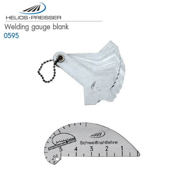 HELIOS-PREISSER,Welding gauge blank,0595