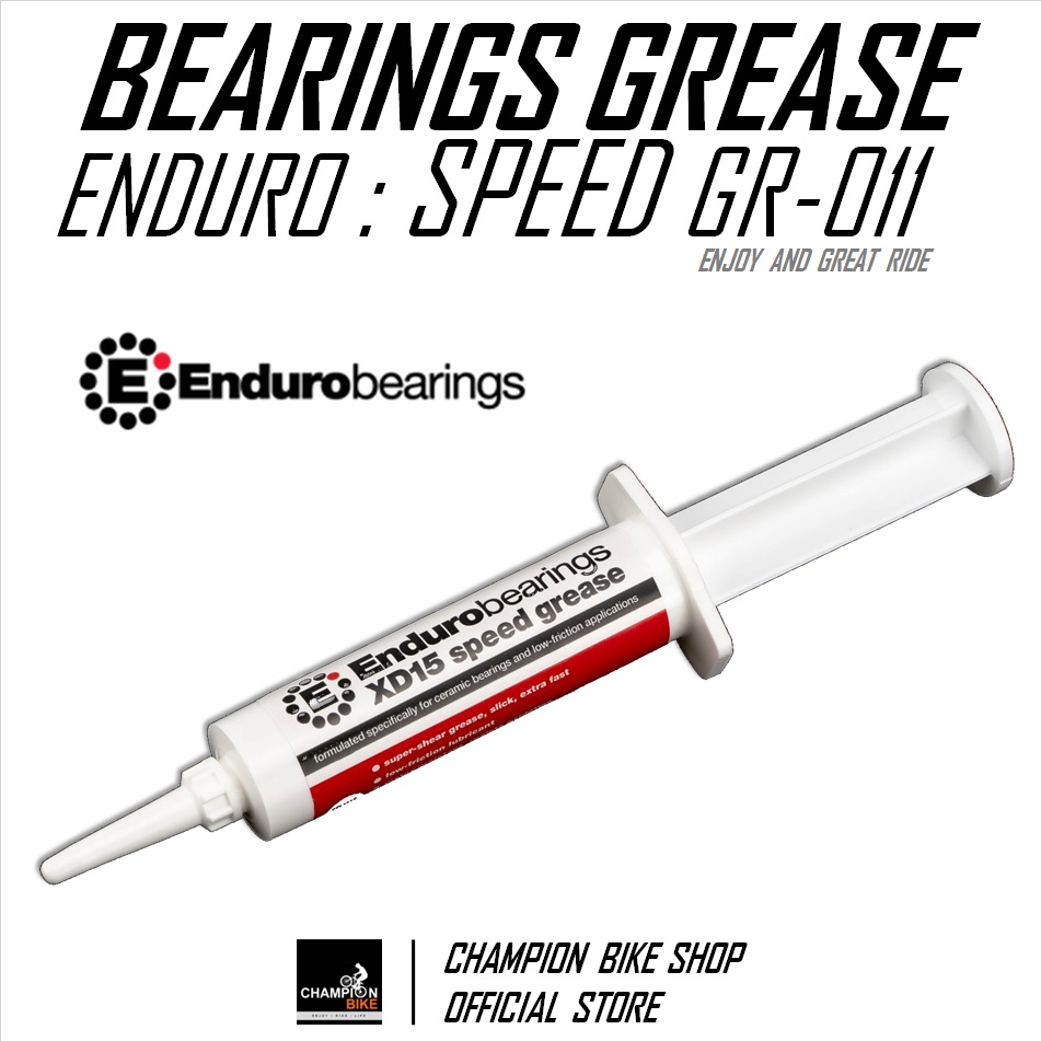 จาระบีสำหรับลูกปืนเซรามิค ENDURO : GR-011 SPEED CERAMIC & STAINLESS STEEL BEARING GREASE SYRINGE