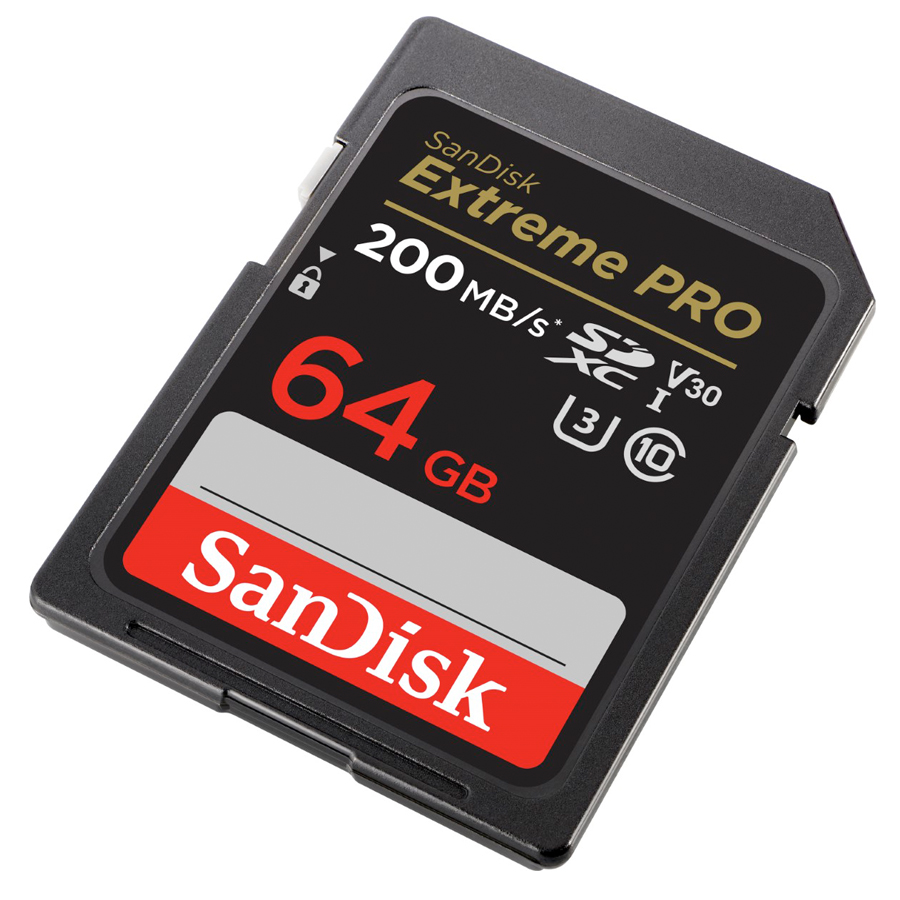 SanDisk Ultra SD Card ClassU3 64GB Speed 200MB/s / 90MB/s R/W (SDSDXXU-064G-GN4IN) SDXC เมมโมรี่การ์ด สำหรับ SDCARD กล้องมิลเลอร์เลส DSLR Mirrorless ประกันตลอดอายุการใช้งาน