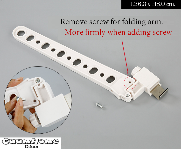 DH-10 ตะขอแขวนยึดขอบหน้าต่าง