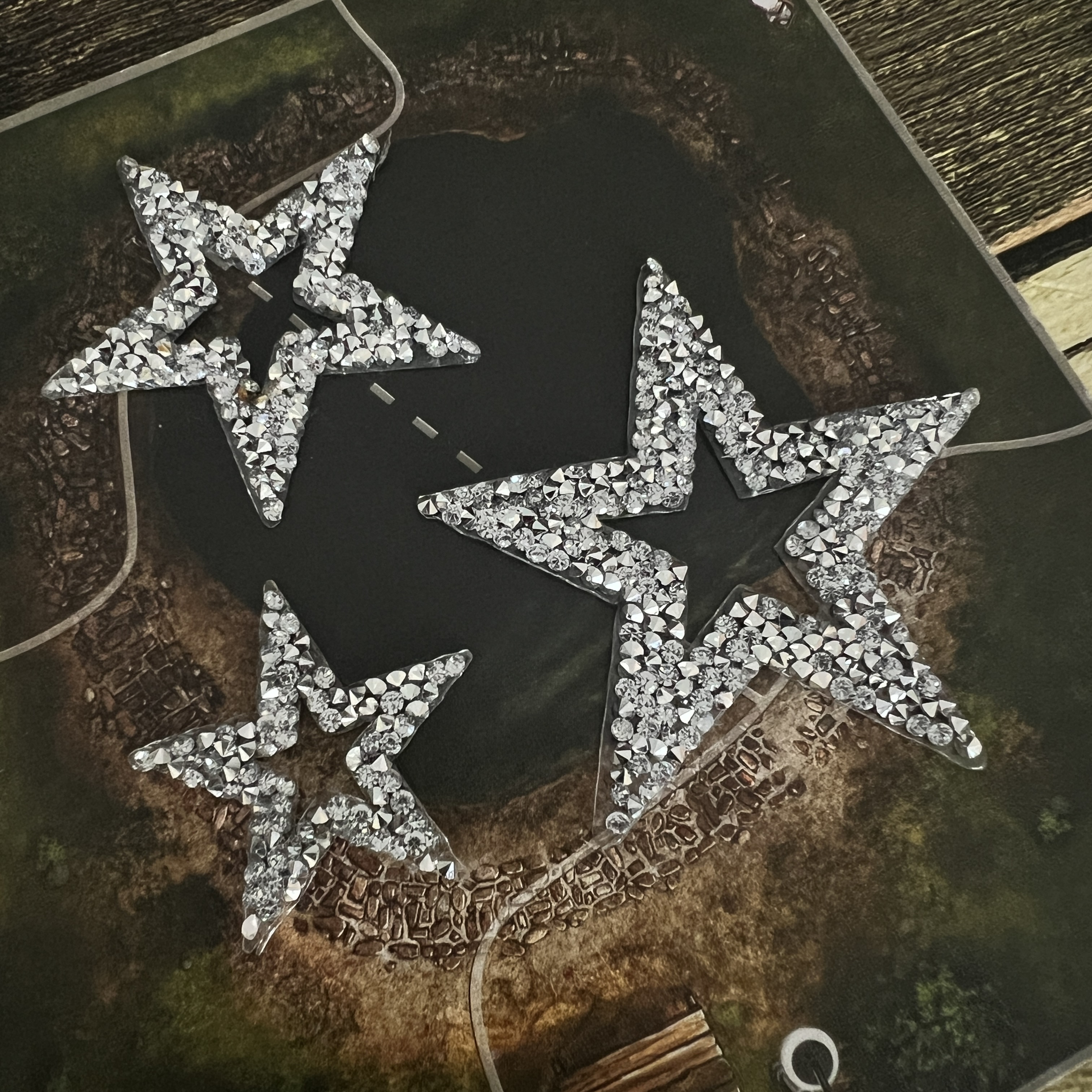 ดาว เพชรวิบวับ คริสตัล ตัวรีดติดเสื้อ ตัวรีด ติดกระเป๋า ติดหมวก ติดแจ๊คเก็ต Rhinestone Crystal Patch