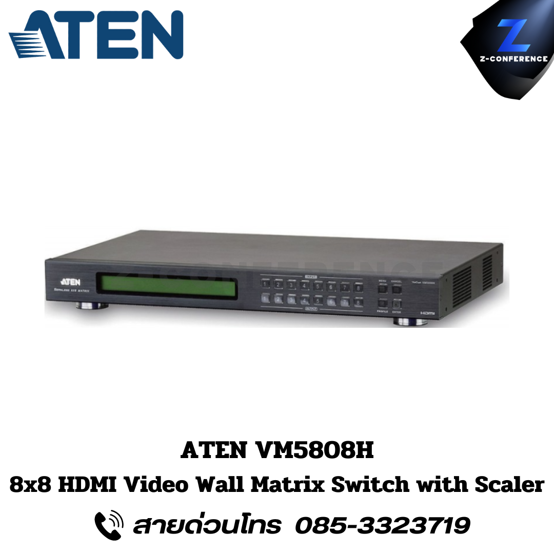 ATEN VM5808H 8x8 HDMI Video Wall Matrix Switch with Scaler