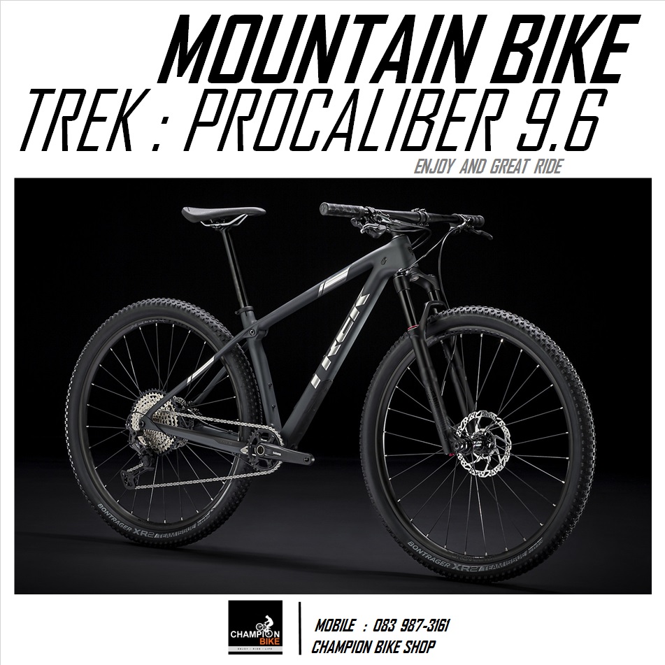 จักรยานเสือภูเขา TREK : PROCALIBER 9.6 CARBON MOUNTAIN BIKE - 2020 สีเทาด้าน-เงิน