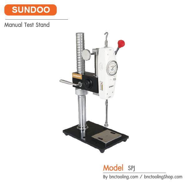 SUNDOO : SPJ Manual Test Stand For force gauge Capacity: 500N; Stroke: 70mm ( Force Gauge with stand)