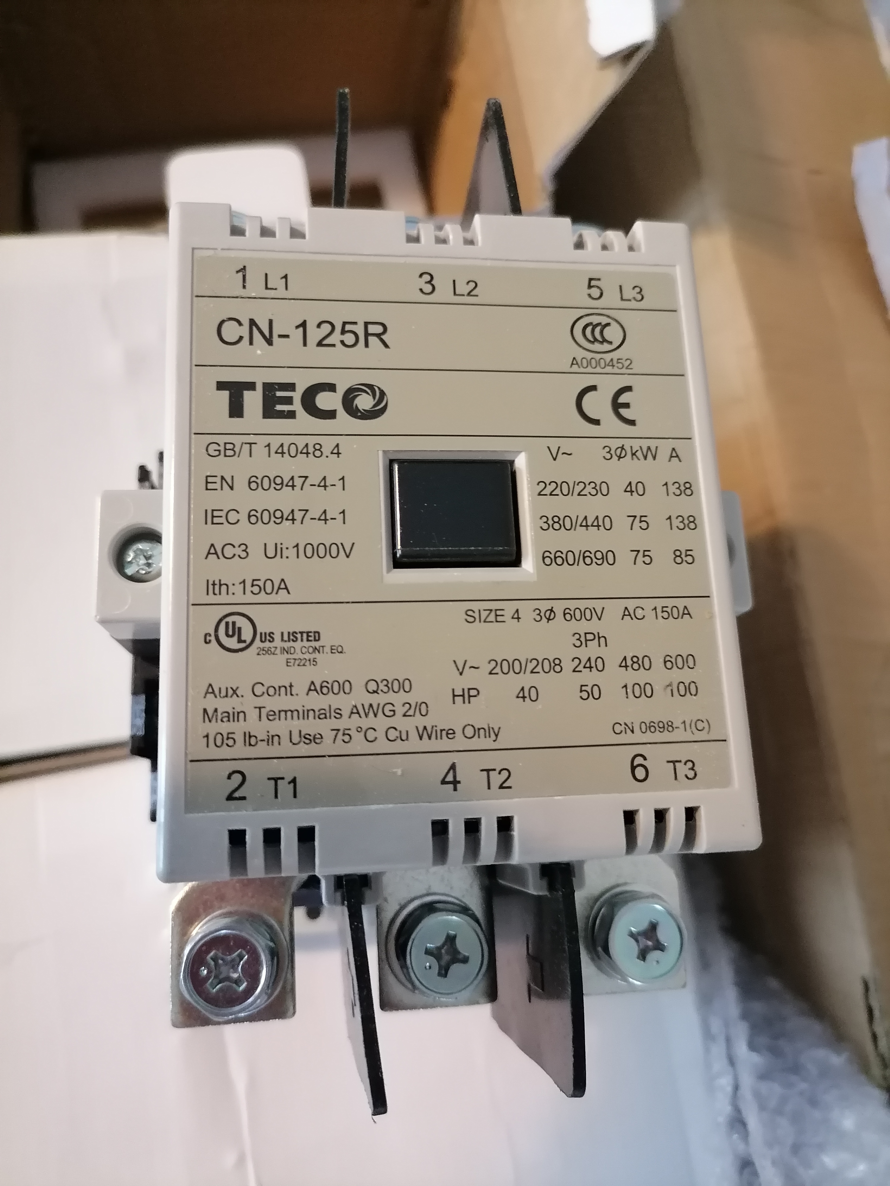TECO TECO Magnetic CN-150 220V