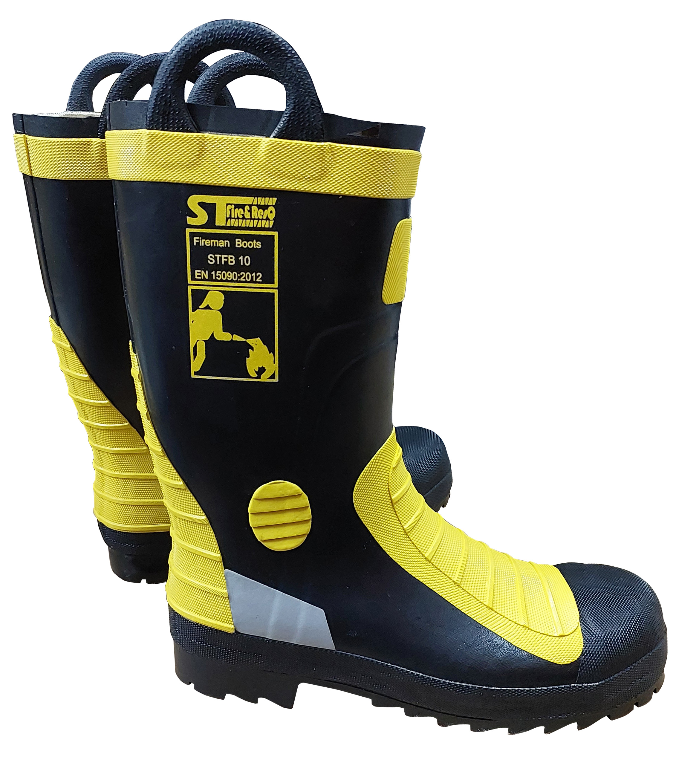 รองเท้าดับเพลิง (FIRE BOOTS) ยี่ห้อ ST รุ่น STFB10