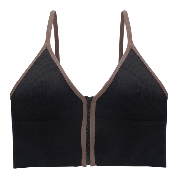 NA202 เสื้อบราสายเดี่ยวเอวลอยเซ็กซี่ ด้านในเป็นฟองน้ำถอด-ใส่ได้ ด้านหน้าเป็นซิปรูดผ่ากลางตามรูปเลยค่ะ