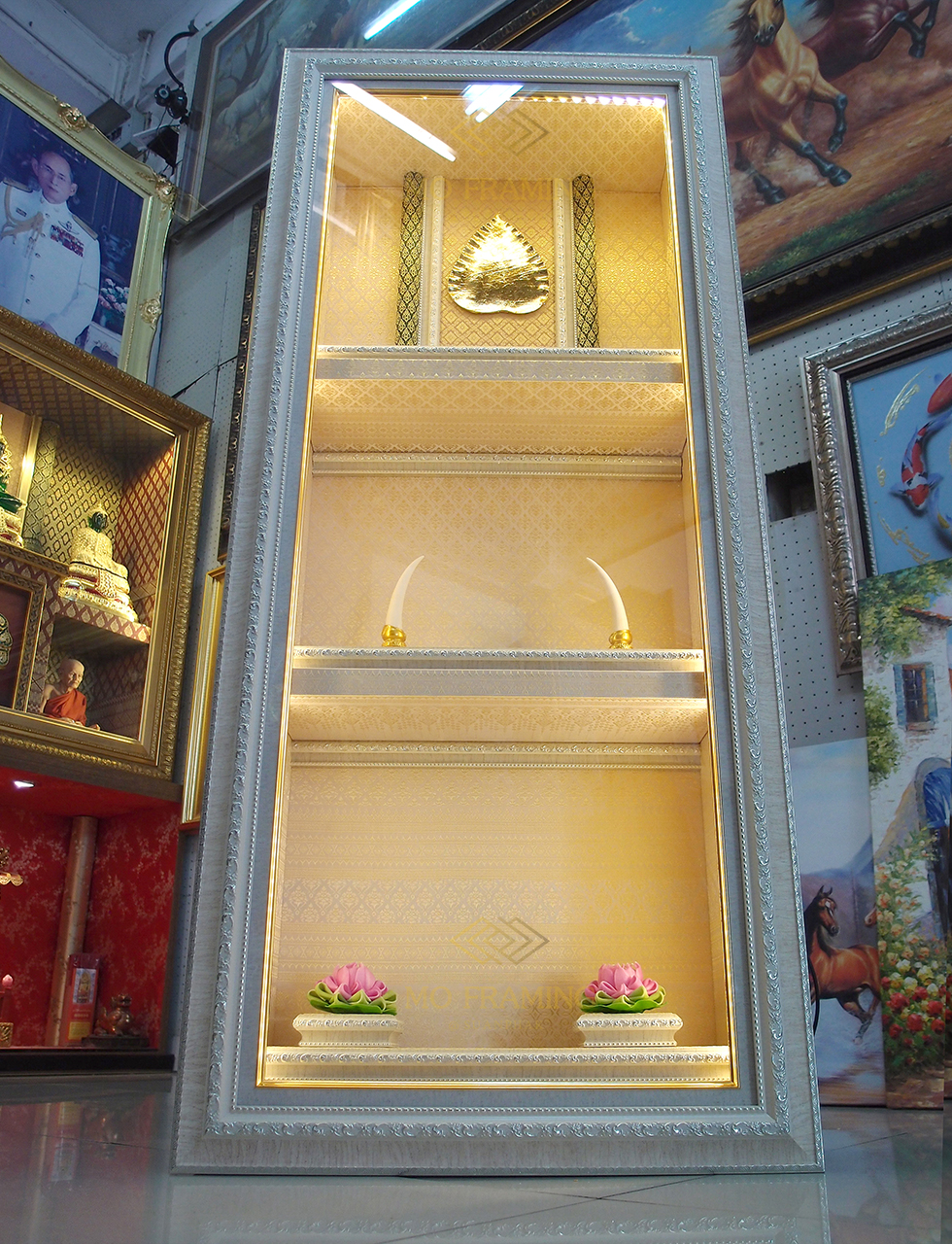 หิ้งพระเเบบมีไฟ