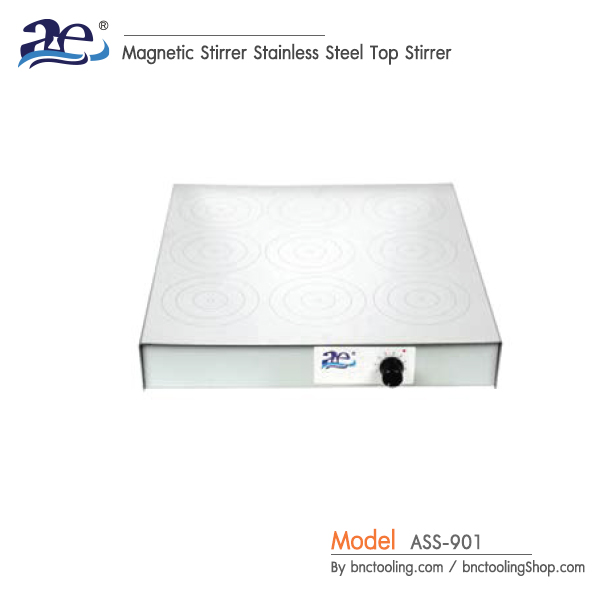 A&E Lab,Magnetic Stirrer Stainless Steel Top Stirrer,ASS-901