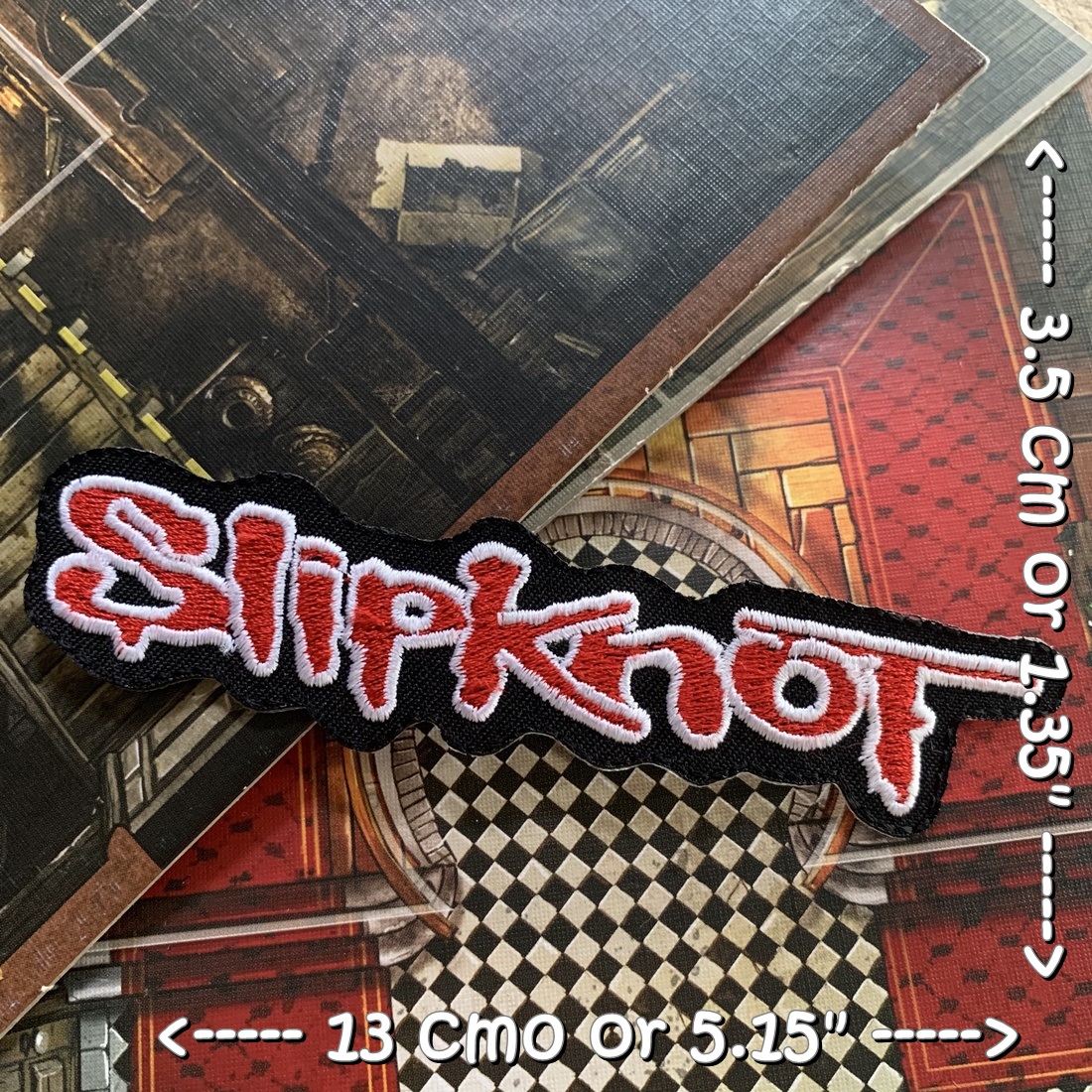 Slipknot วงดนตรี ร็อค เฮฟวี่เมทัล พังค์ ตัวรีดแบบปัก อาร์มปัก ตัวรีดติดเสื้อ ตัวรีด ติดกระเป๋า ติดหมวก ติดแจ๊คเก็ต Rock Iron on Embroidered Patch