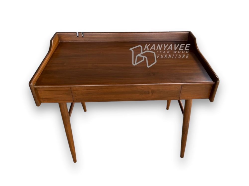 โต๊ะทำงานมินิมอลไม้สัก