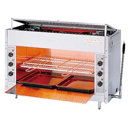 เตาปิ้ง-เตาย่าง Salamander Infra-red 6 หัวเตา RINNAI รุ่น RGP-46A