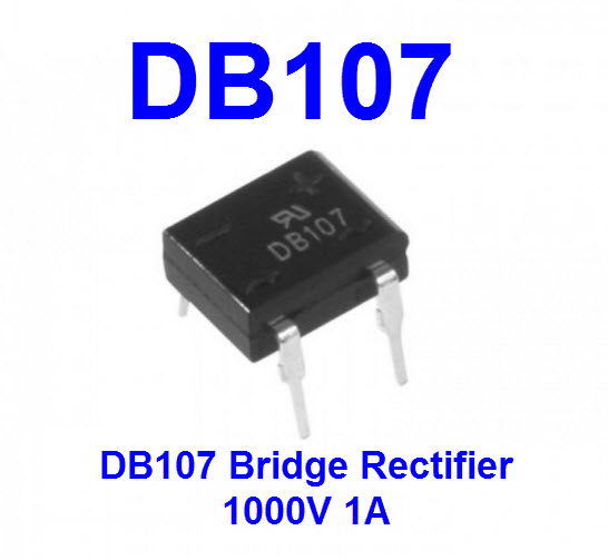DB107 Diode Bridge Rectifier 1000V 1A