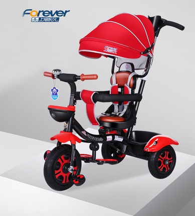 C10170 รถ3ล้อเด็ก 2 in 1 ก้านคันเข็นบังคับล้อได้