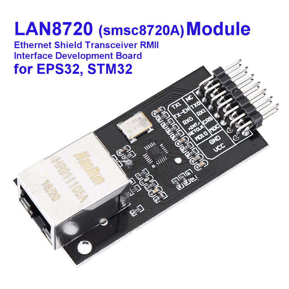 LAN8720 Ethernet transceiver RMII interface development board for ESP32 STM32