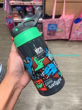 กระติกน้ำ เก็บร้อน Smiggle steel water bottle Flip Spout Junior-ไดโน