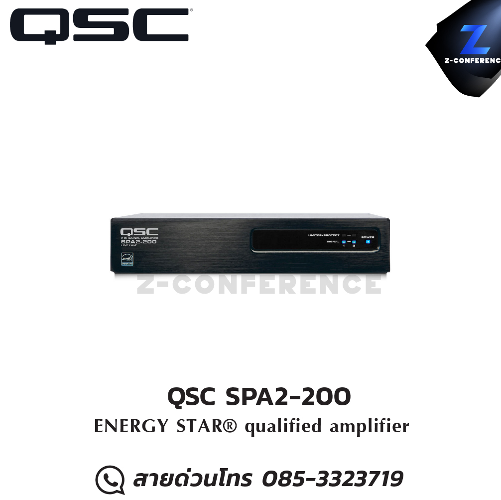 QSC SPA2-200 Amplifier , แอมป์ , amplifier, power amp, power amplifier