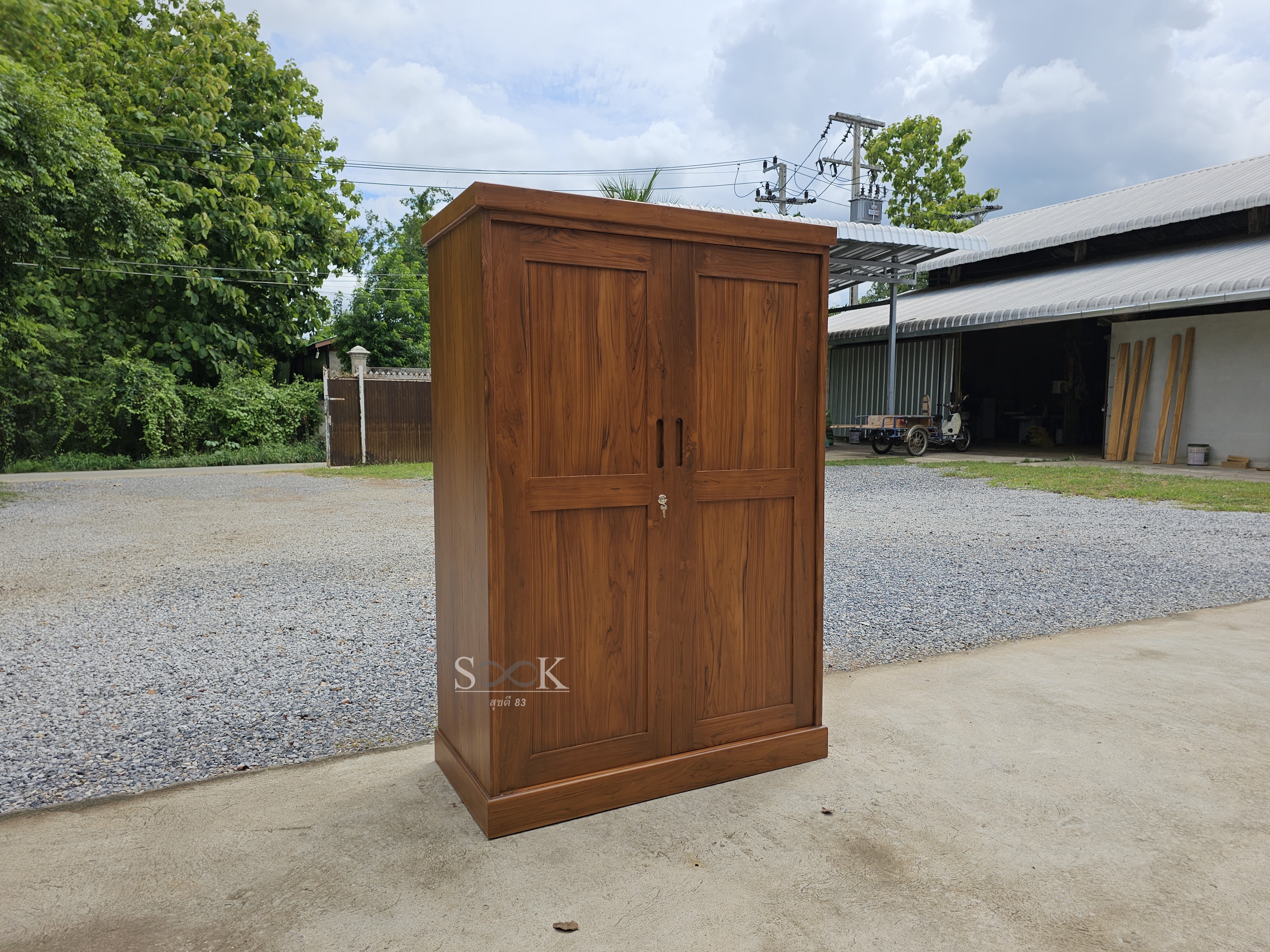 ตู้เสื้อผ้าบานเปิดแบบหลุม