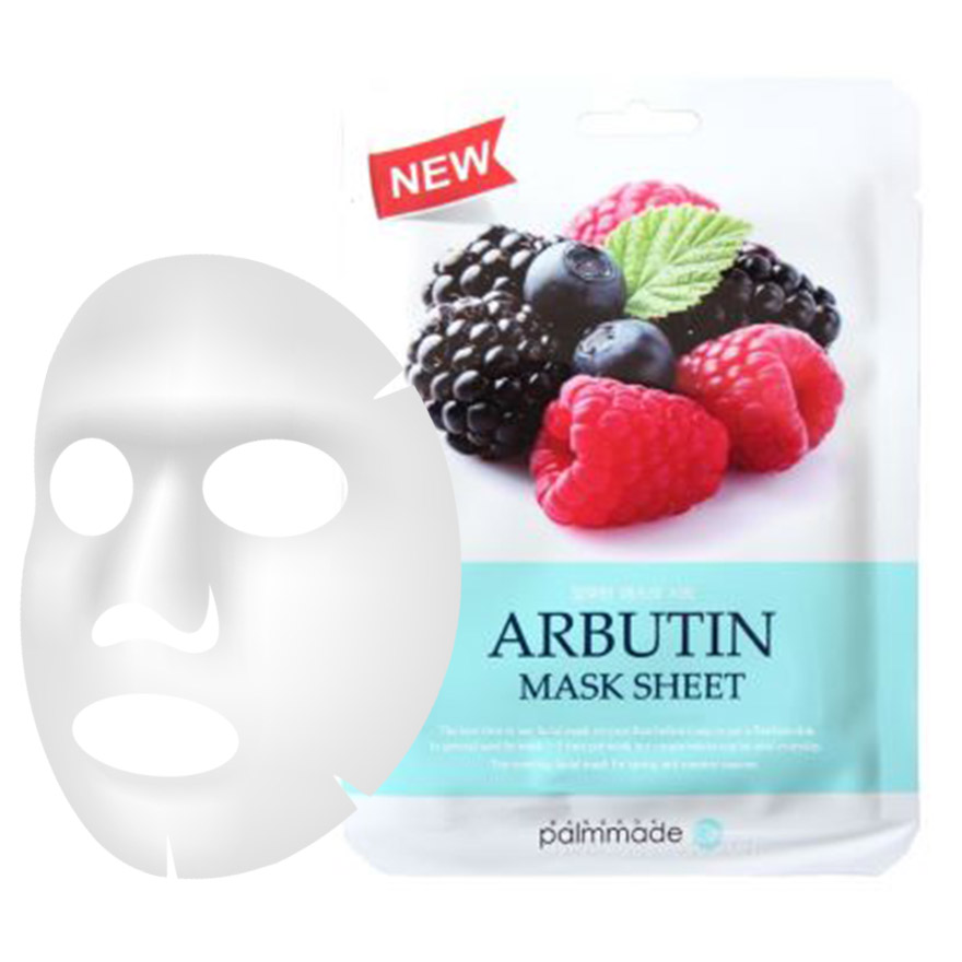 ปาล์มเมด อาร์บูติน มาส์ก ชีท (12 ชิ้น) PALMMADE ARBUTIN MASK SHEET (12 pcs)