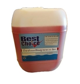 น้ำยาล้างแอร์สีชมพู ชนิดไม่ต้องล้างน้ำตาม ผสมน้ำได้ Best Choice Fin Coil Clean Pink