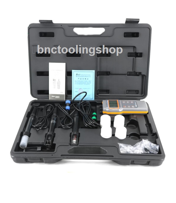 ชุดปัฏิบัติการวัดคุณภาพน้ำ,AZ86031 Portable Water Quality Meter Dissolved Oxygen Tester PH Meter PH Conductivity Salinity Temperature Meter.