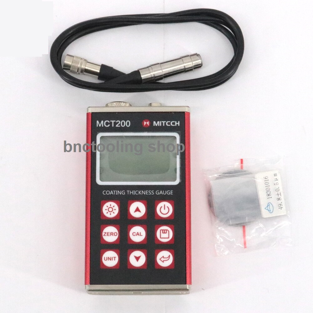 เครื่องวัดความหนาผิวเคลือบ เครื่องวัดคงามหนาสี,MCT200 Magnetic Induction Eddy Current Paint Coating Thickness Gauge.