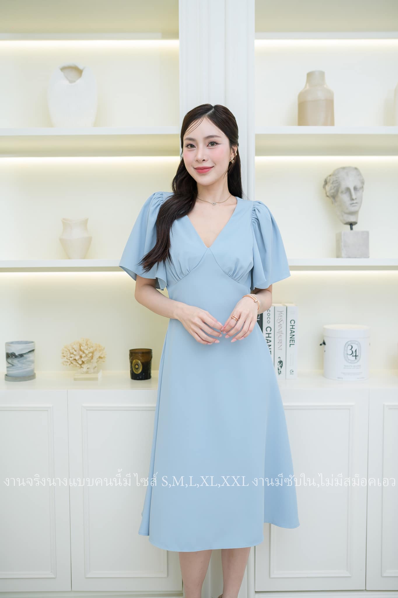 บริการให้เช่า “ ชุดไปงานแต่งงาน ชุดเพื่อนเจ้าสาว ธีมงานสีฟ้า งานแต่งงานธีมงานสีฟ้า
