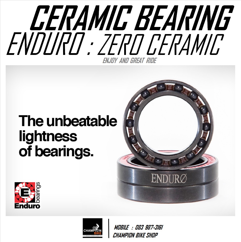 ลูกปืนเซรามิค 3/8x7/8x9/32" ENDURO : R6 ZERO CERAMIC BEARING