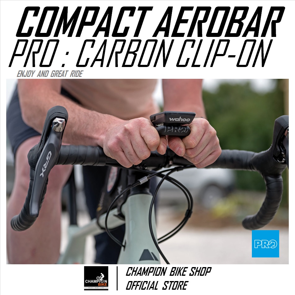 แอโร่บาร์เสือหมอบ แอโร่บาร์กราเวล แอโร่บาร์เสือภูเขา ไตรบาร์ PRO : COMPACT CARBON CLIP-ON AEROBAR / TRI-BAR ROAD,TRIATHLON, TT BIKE, AEROBAR ROAD, AEROBAR GRAVEL, AEROBAR MTB