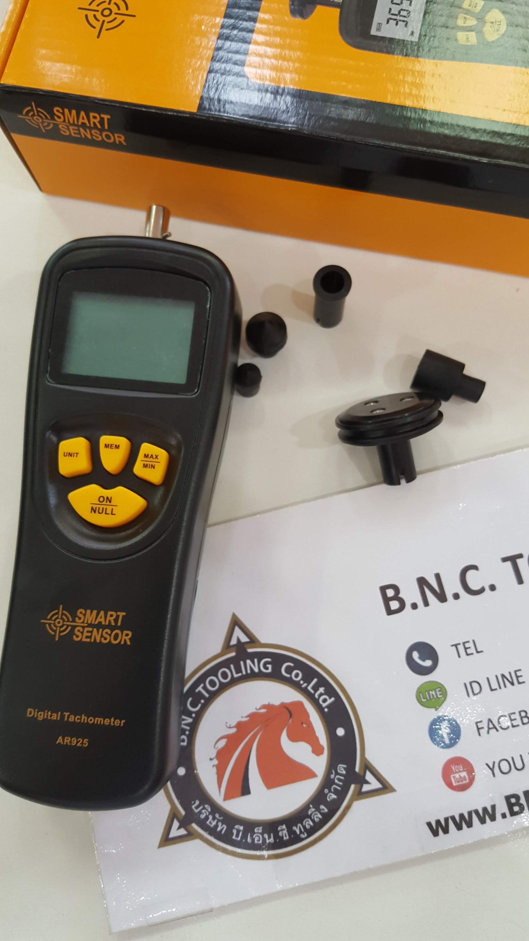 AR925 SMART SENSOR เครื่องวัดความเร็วรอบ แบบสัมผัส TACHOMETER Brand : SMART SENSOR Model: AR925 Type : เครื่องวัดความเร็วรอบ แบบสัมผัส