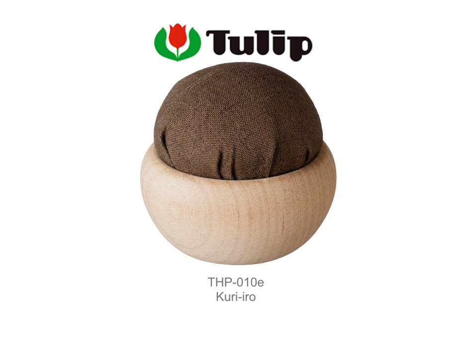 หมอนปักเข็มหมุด Tulip Kuri-iro THP010e สีน้ำตาลธรรมชาติ