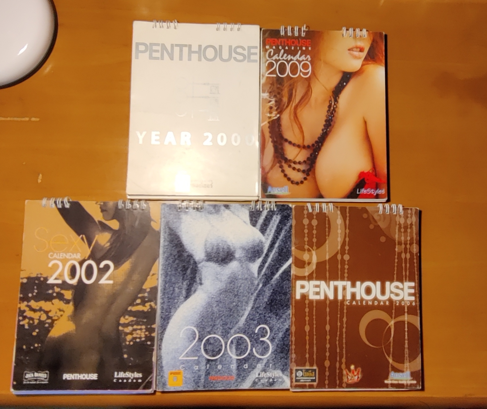 ปฏิทินตั้งโต๊ะ penthouse คละปี 5 แบบ