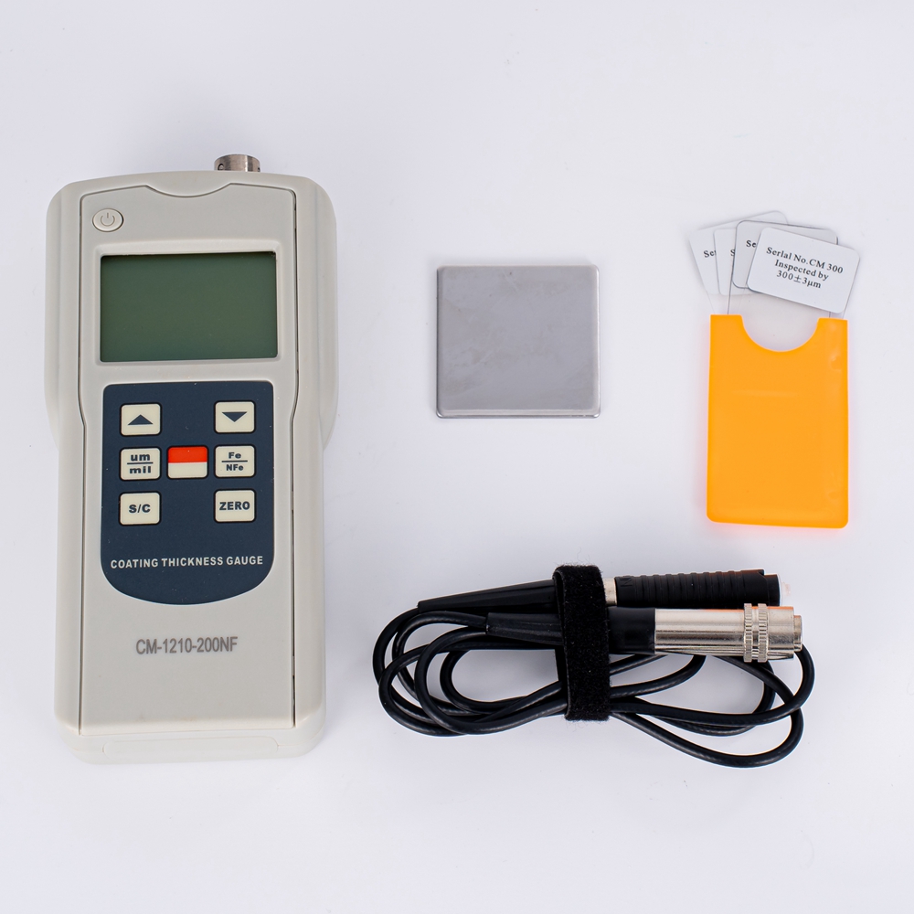เครื่องวัดความหนาสี, Brand AMITTARI, Digital Micro Coating Thickness Gauge, Meter for small workpiece sample surface object Minimum 2mm