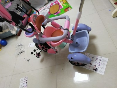 C10170 รถ3ล้อเด็ก 2 in 1 ก้านคันเข็นบังคับล้อได้