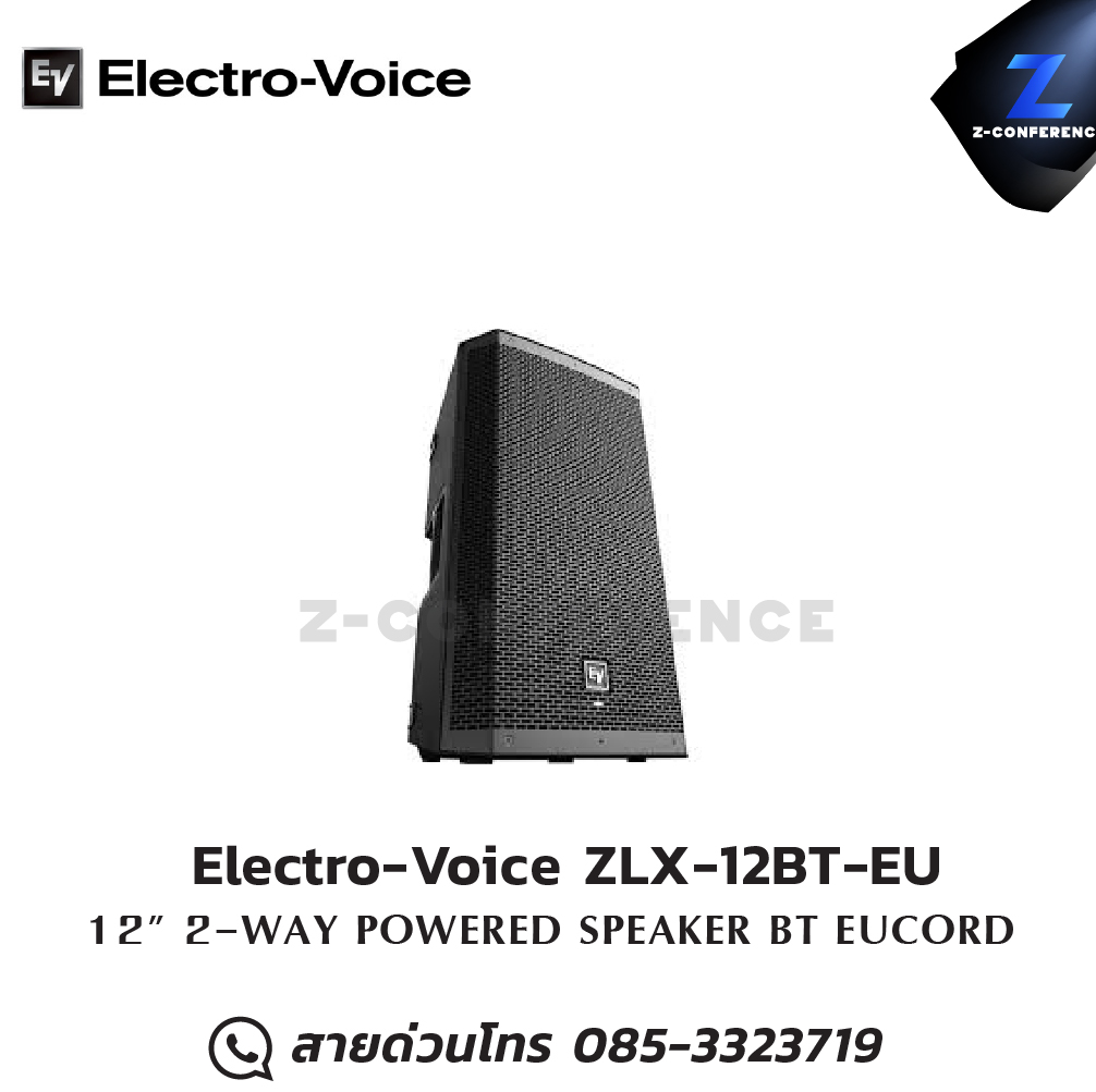 Electro-Voice ZLX-12BT-EU 12" 2-WAY POWERED SPEAKER BT EUCORD ลำโพง , ตู้ลำโพง , speaker