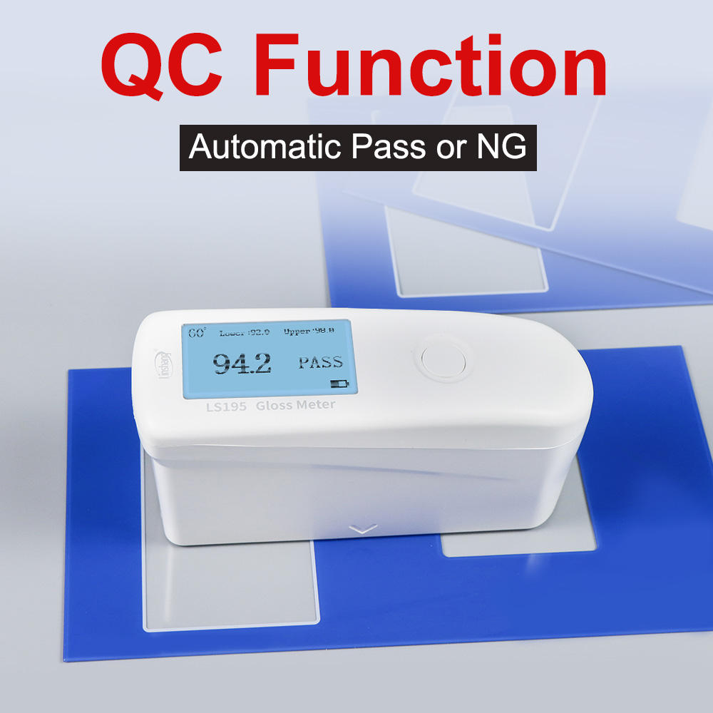 Linshang, เครื่องวัดค่าความเงา, LS195 60 Universal Angle Gloss Meter 0-200GU Stone Tile Gloss Meter Including Software