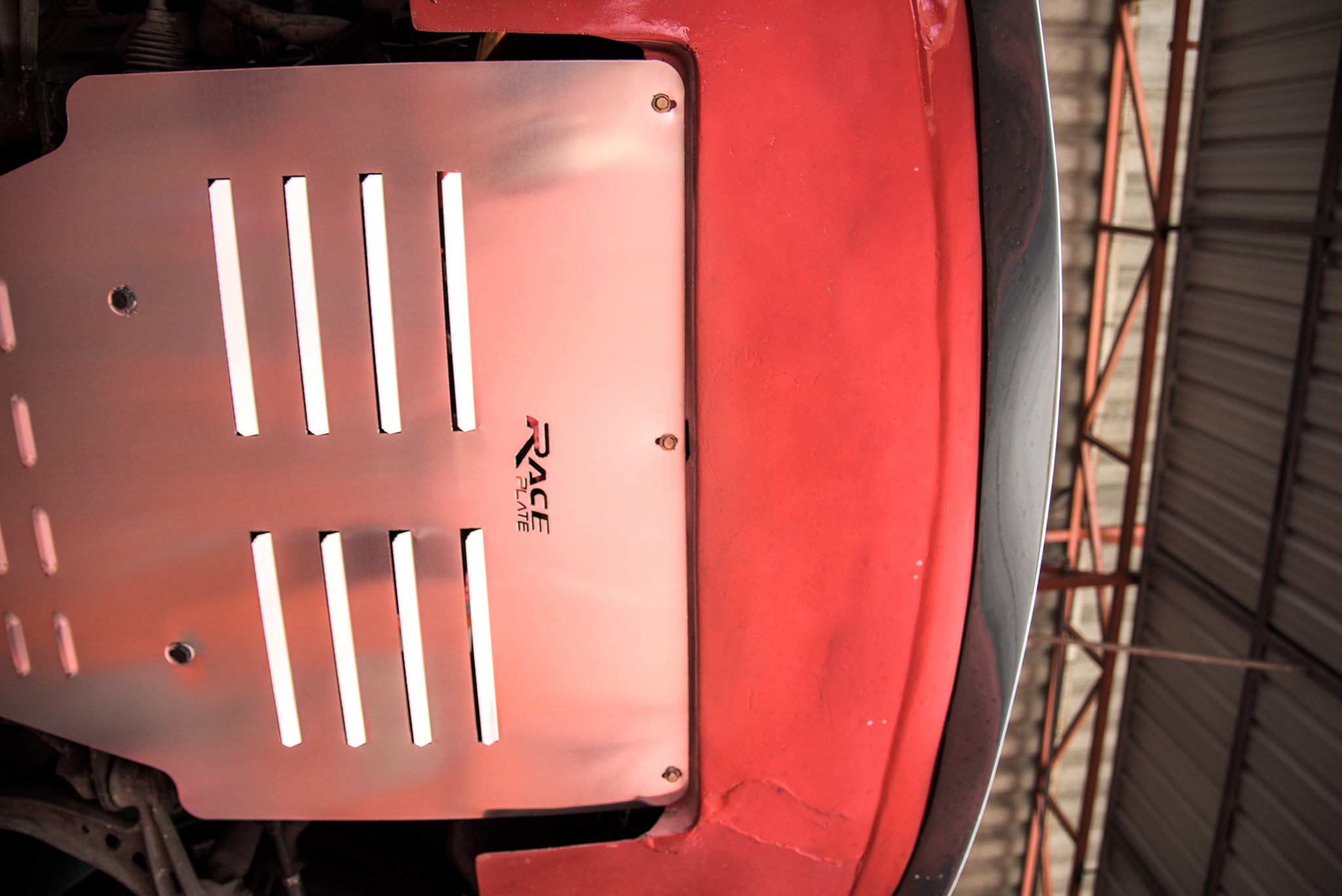 แผ่นปิดใต้ห้องเครื่องอลูมิเนียม Toyota Supra 80 Raceplate_Undertray