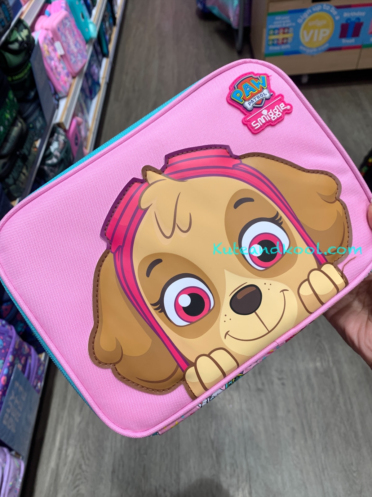 กระเป๋าเก็บอุณหภูมิ Smiggle Square Lunchbox - Paw- ชมพู